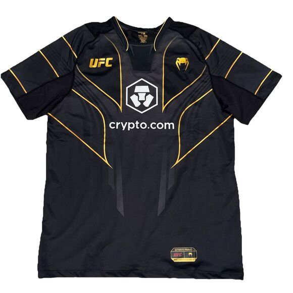 UFC Venum Medium Grasso Authentic Fight Night 2.0 Walkout Jersey Men’s M NWT - Picture 1 of 9